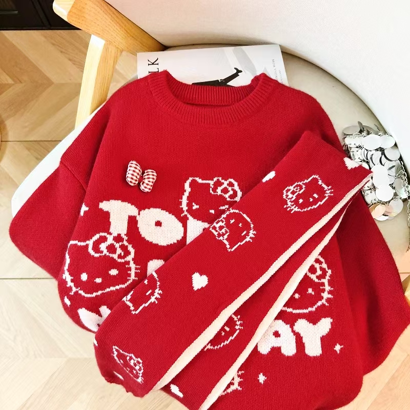 Wears outside winter sweater christmas scarves for women