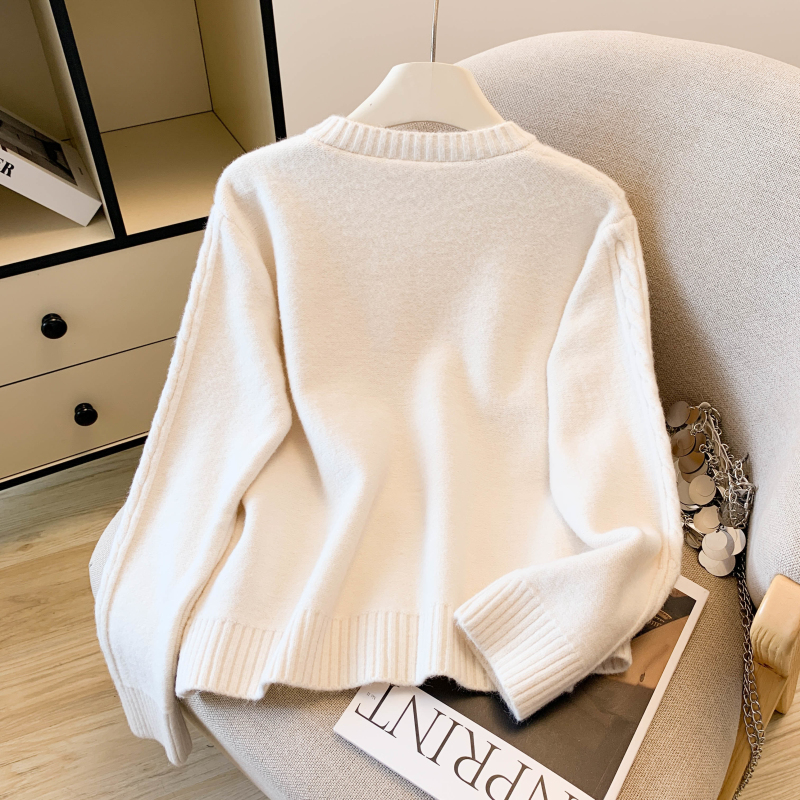 Autumn wears outside coat Western style sweater