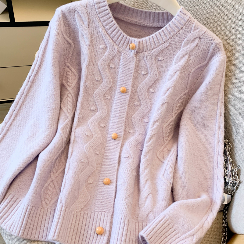 Autumn wears outside coat Western style sweater