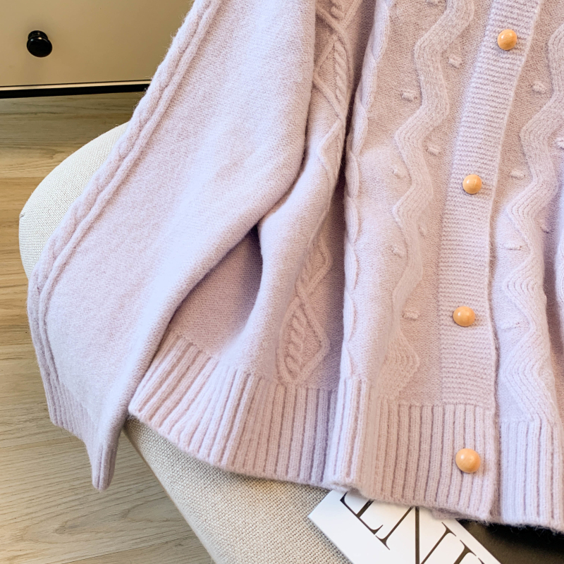 Autumn wears outside coat Western style sweater