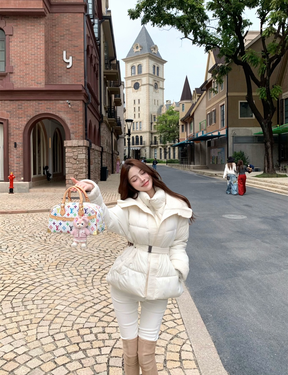 Thick fashion coat thermal down coat