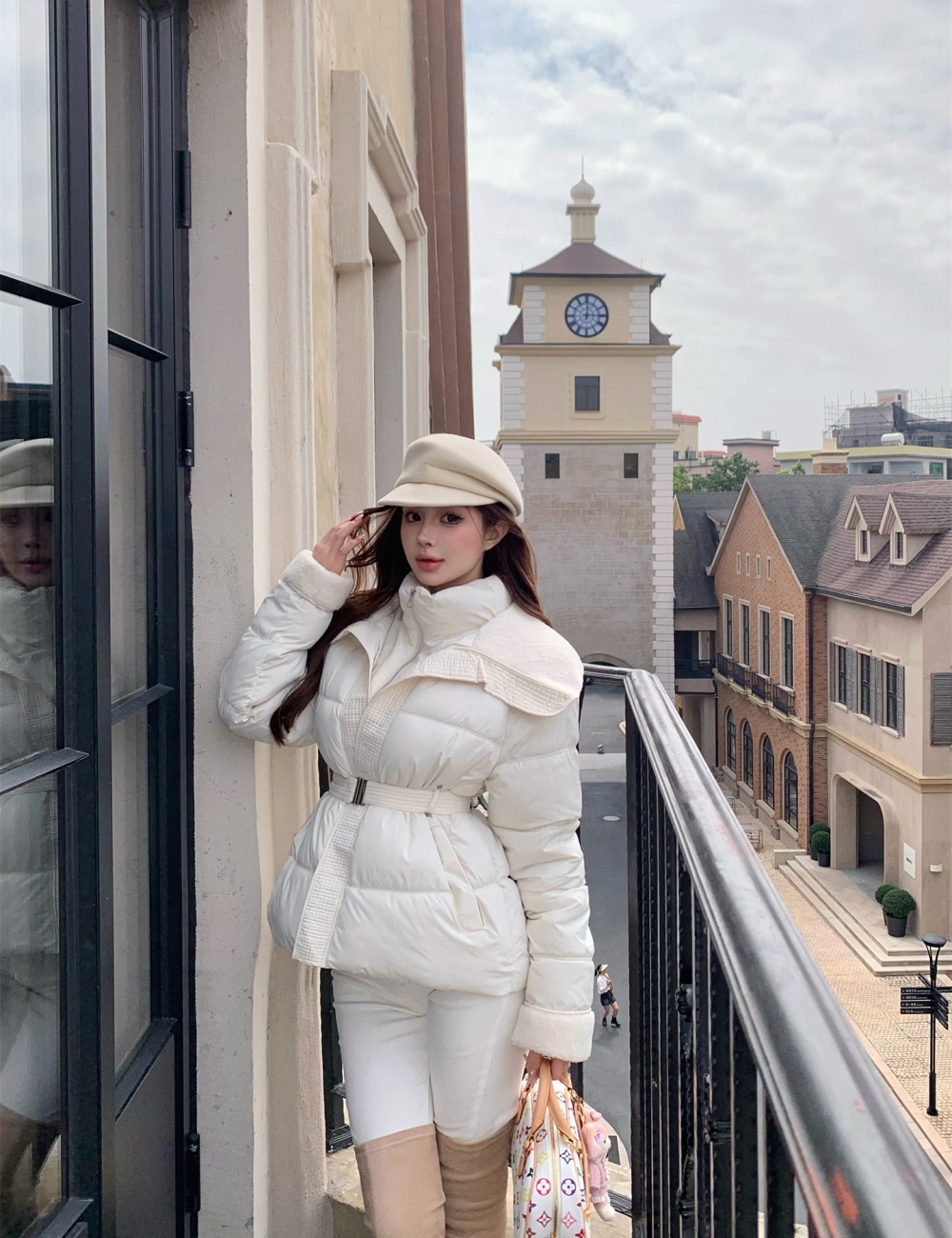 Thick fashion coat thermal down coat