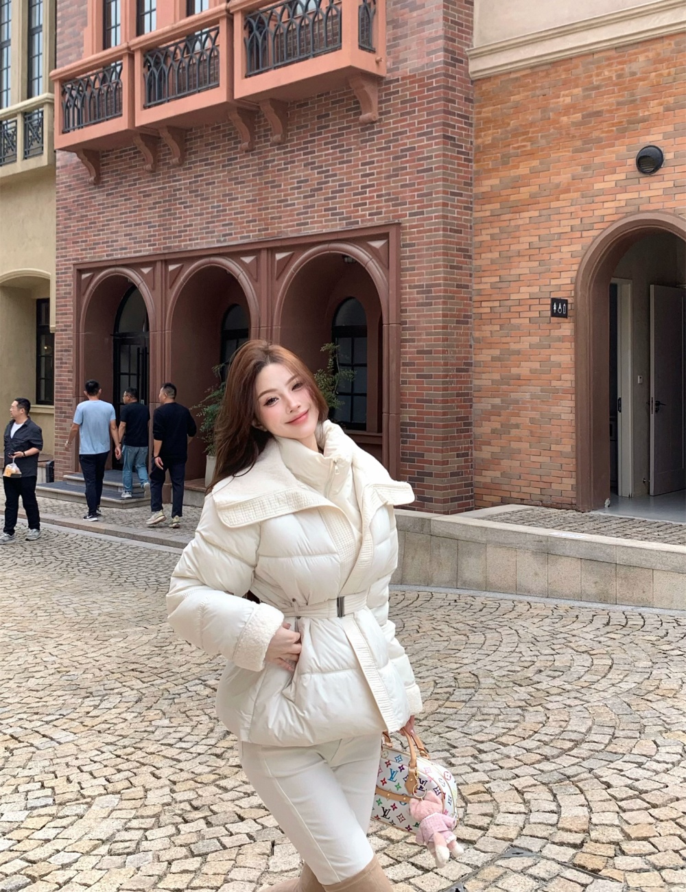 Thick fashion coat thermal down coat