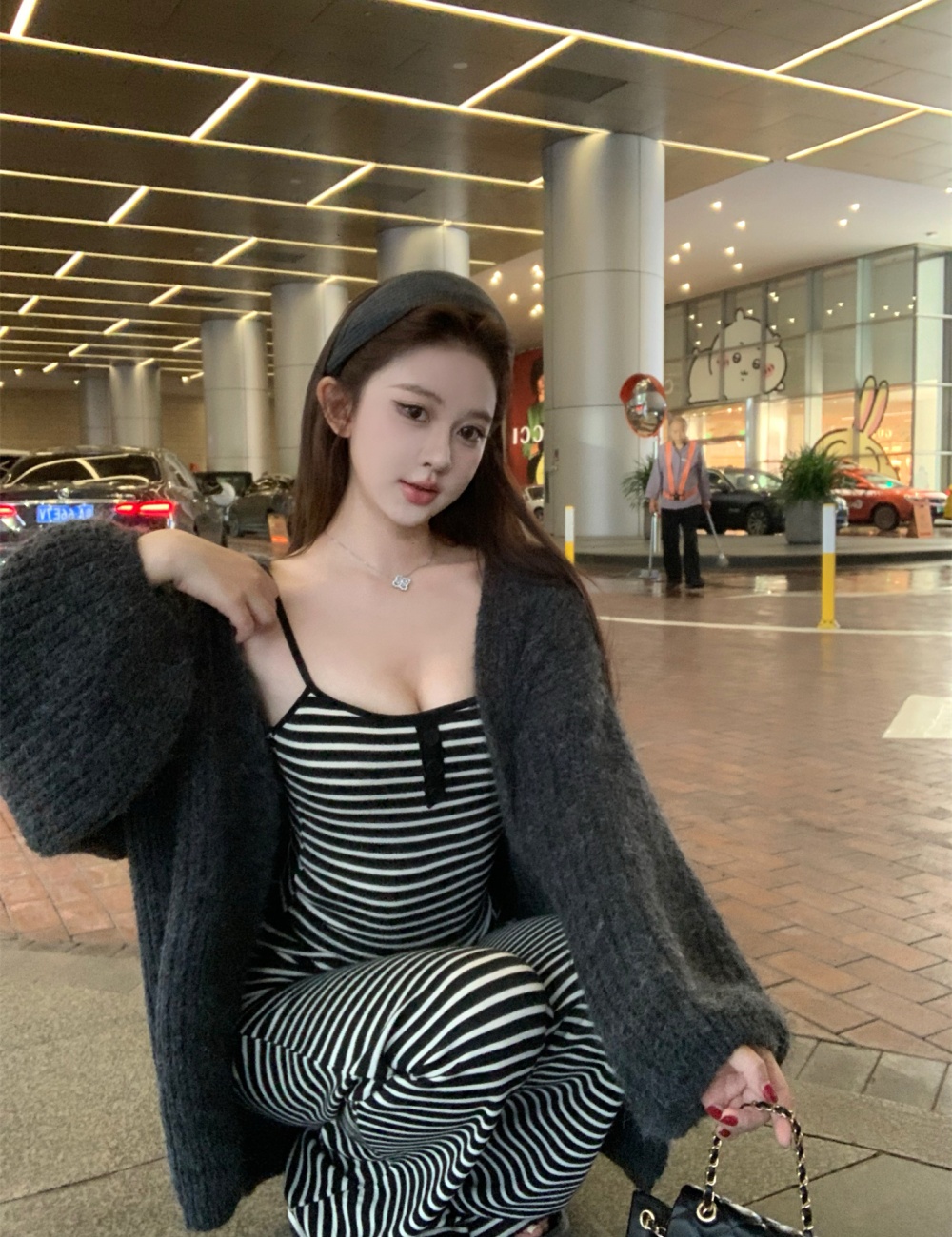 Autumn and winter coat knitted sweater