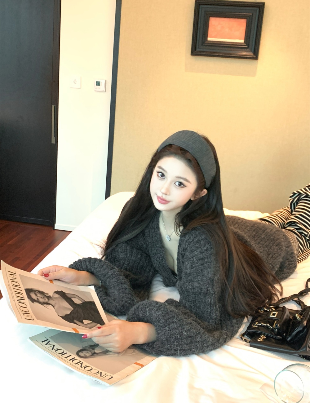 Autumn and winter coat knitted sweater