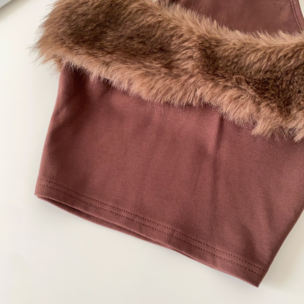 Halter sexy sling vest spicegirl short elmo tops for women