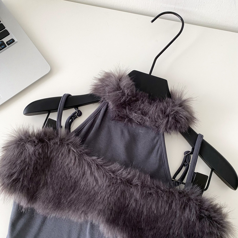 Halter sexy sling vest spicegirl short elmo tops for women