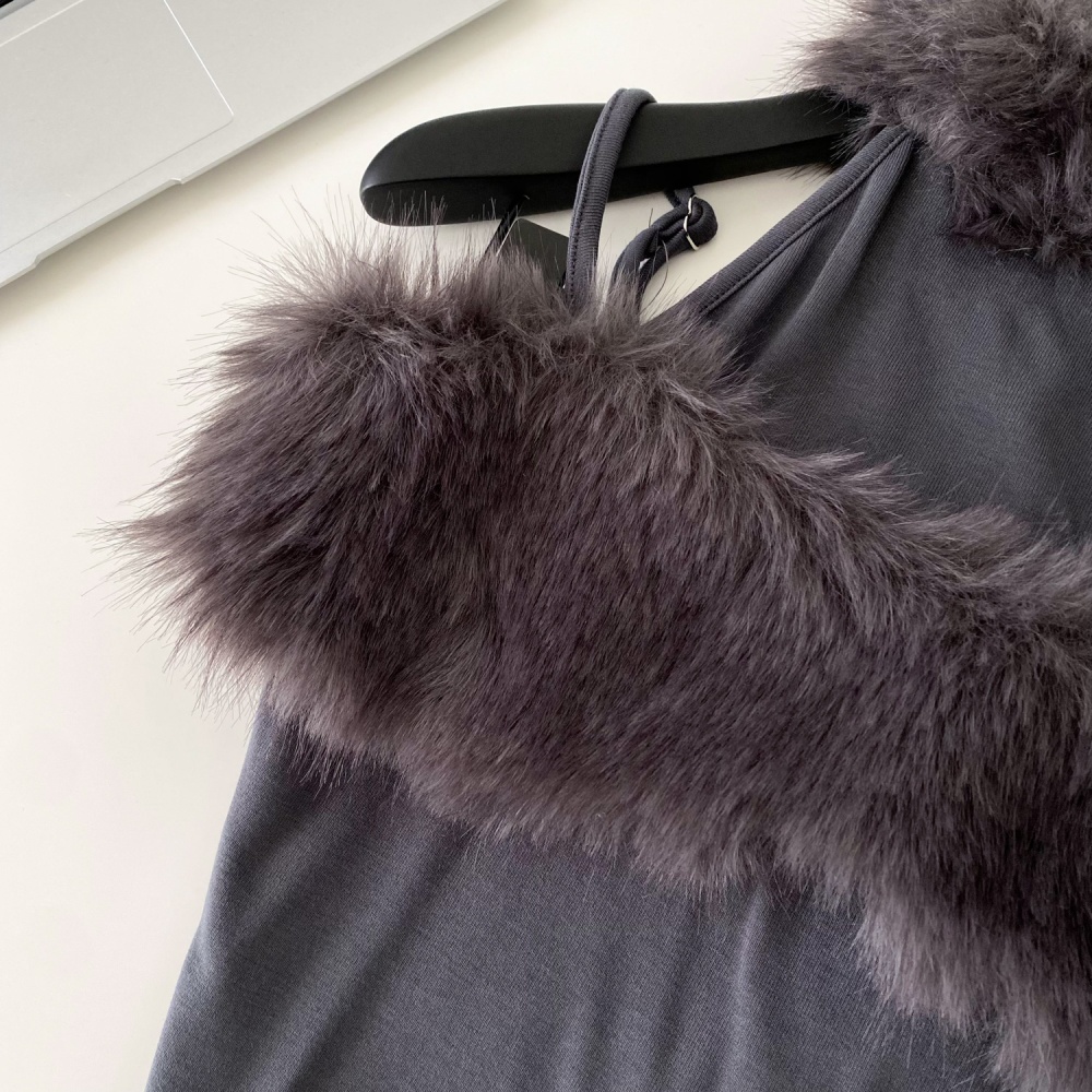 Halter sexy sling vest spicegirl short elmo tops for women