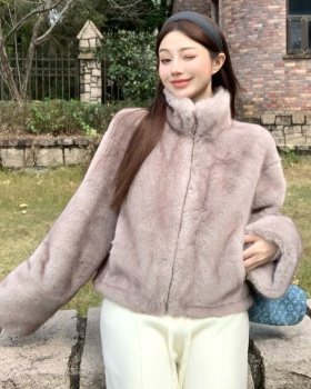 Elmo fur coat autumn and winter coat
