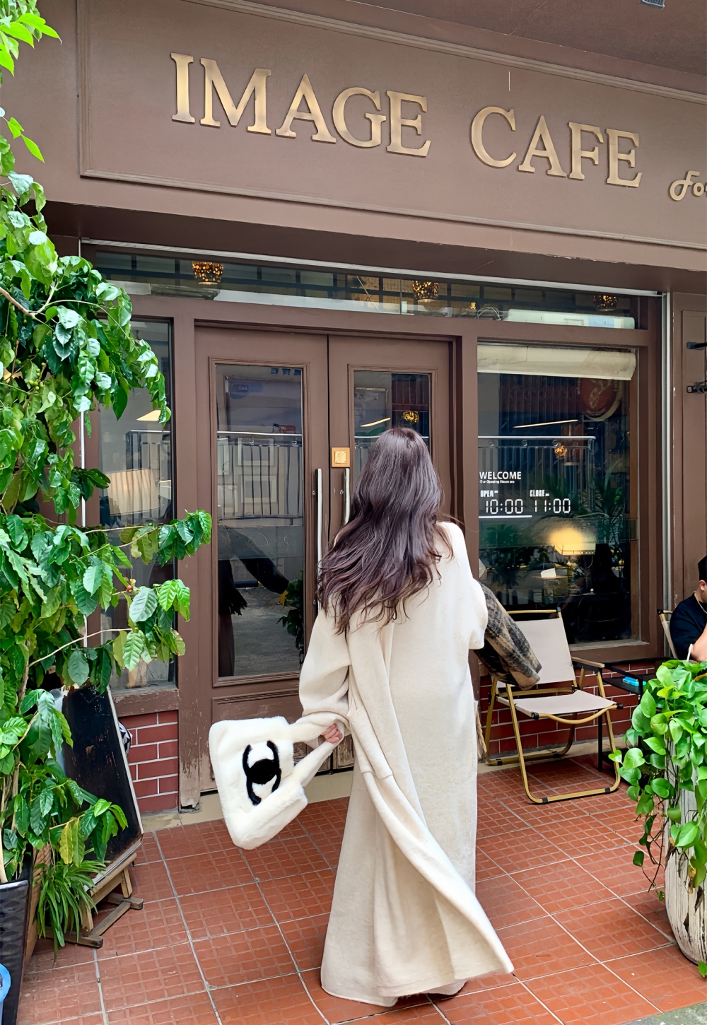 Lazy streamer cardigan wrapped chest pants 4pcs set