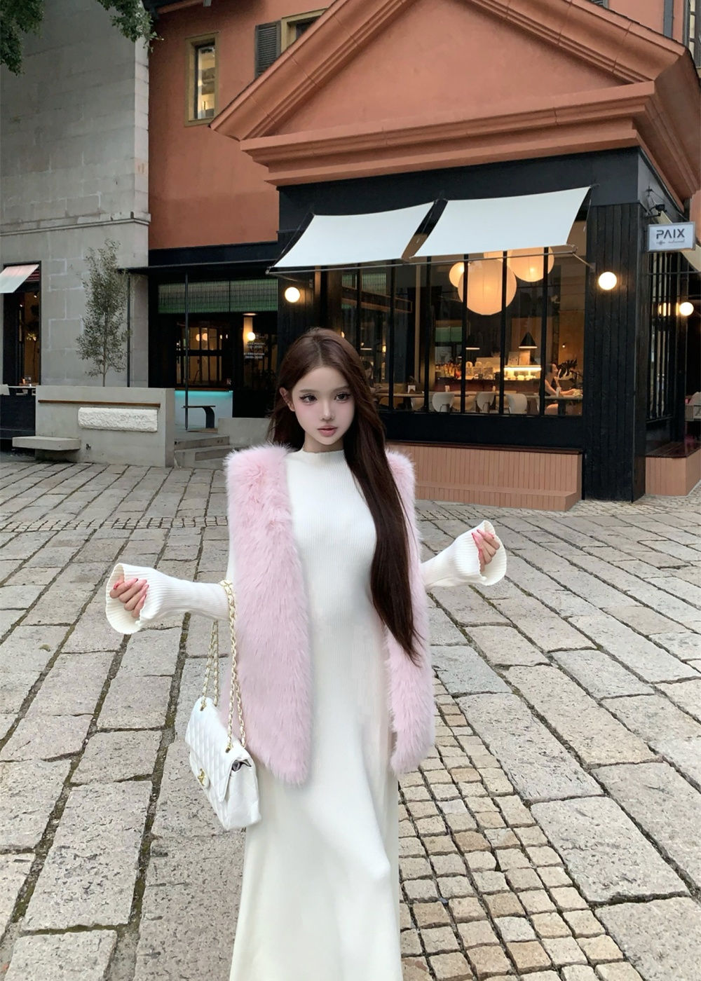 Autumn and winter loose vest sleeveless waistcoat for women