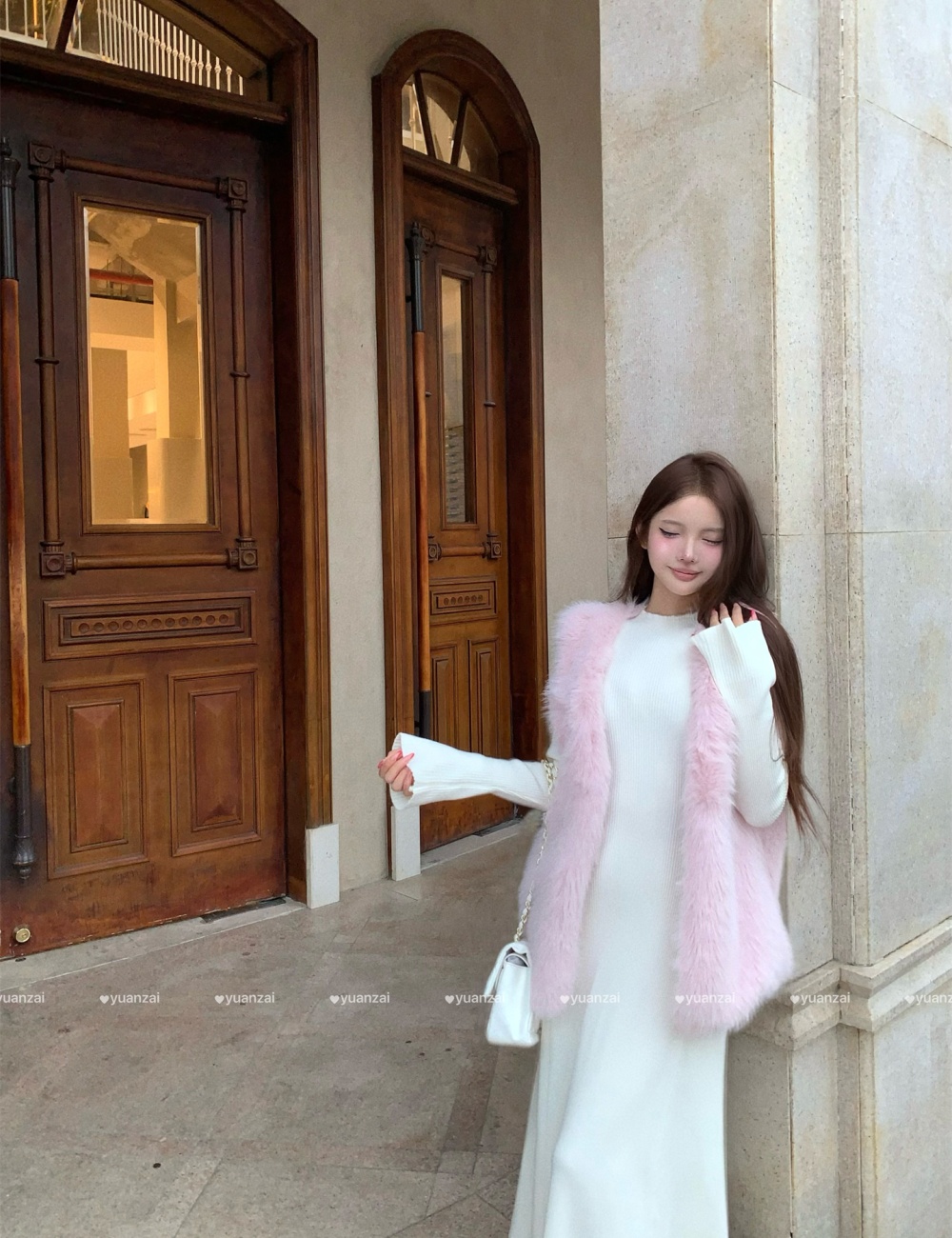 Autumn and winter loose vest sleeveless waistcoat for women