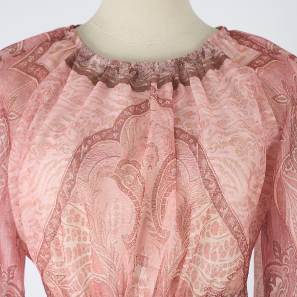 Long long sleeve vacation dress