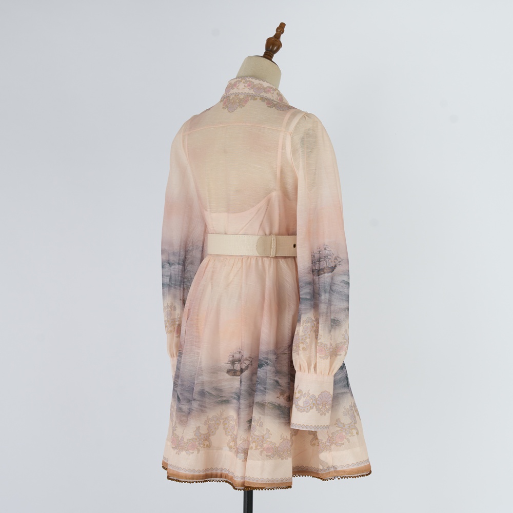 Vacation mini pattern dress