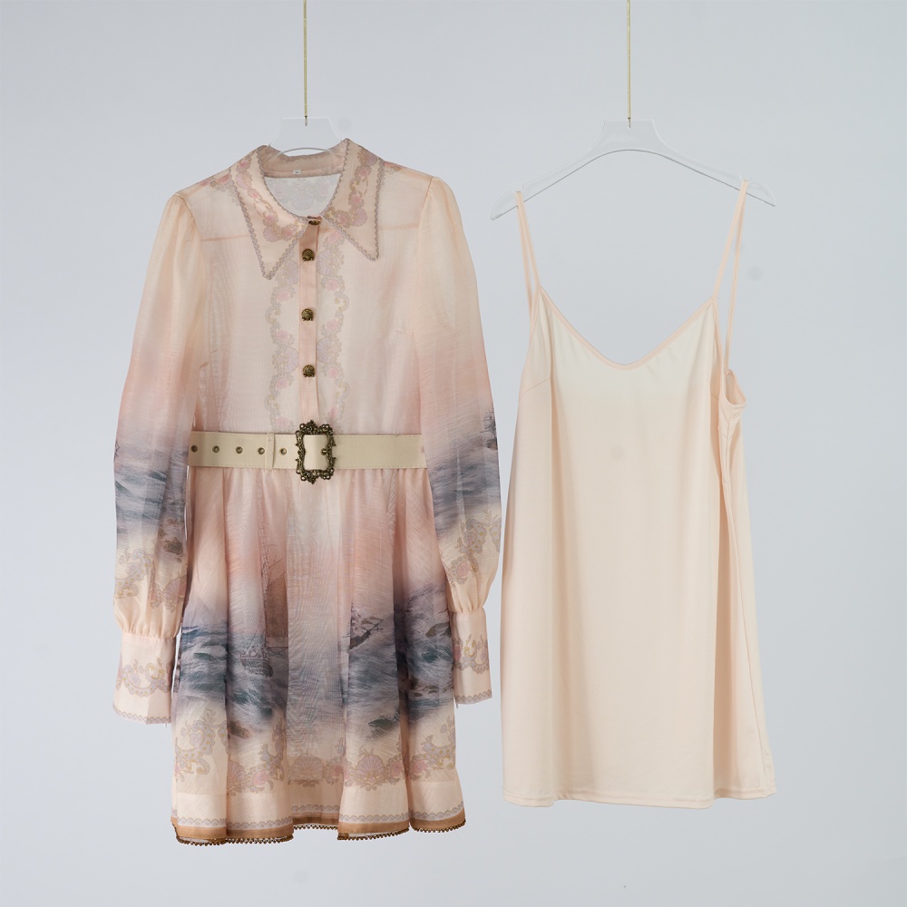 Vacation mini pattern dress