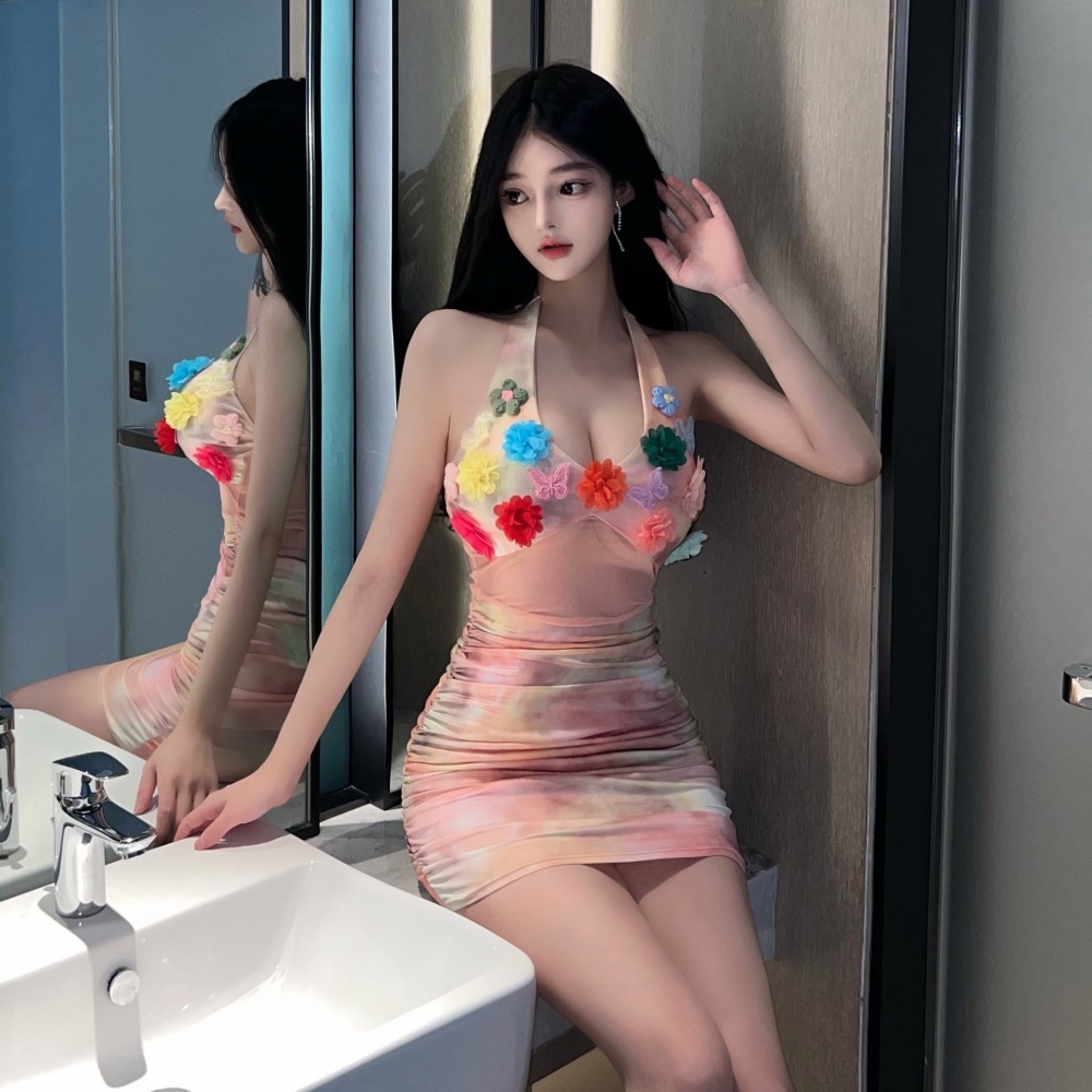 Spicegirl package hip stereoscopic Thailand sexy fashion dress