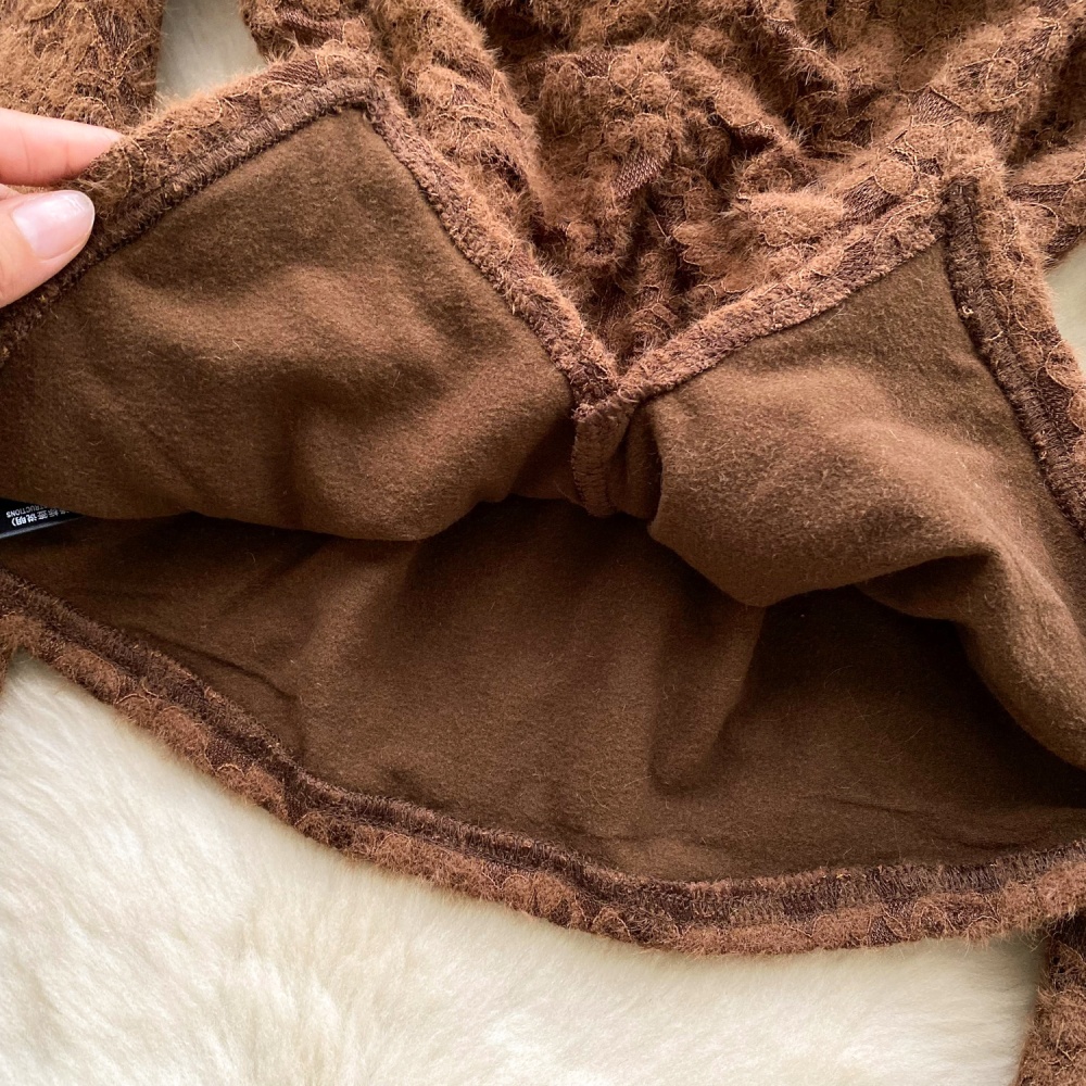 Lace slim tops ladies shirt for women