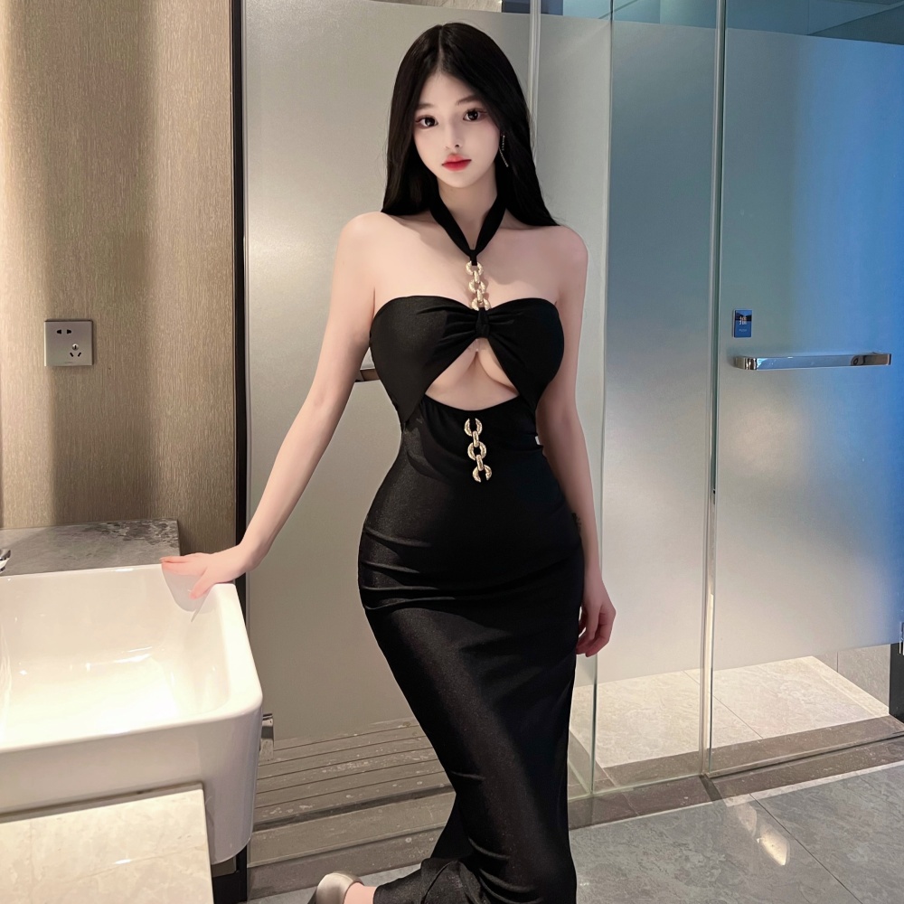 Sling fashion formal dress spicegirl tight dress for women