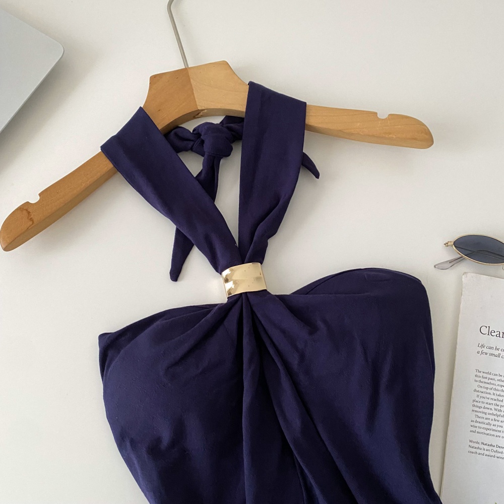 Split ladies short tops slim sexy vest for women