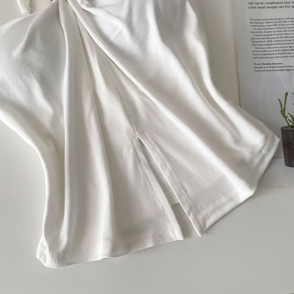 Split ladies short tops slim sexy vest for women