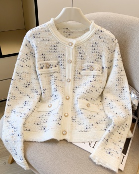 Fashion knitted tops short chanelstyle coat for women