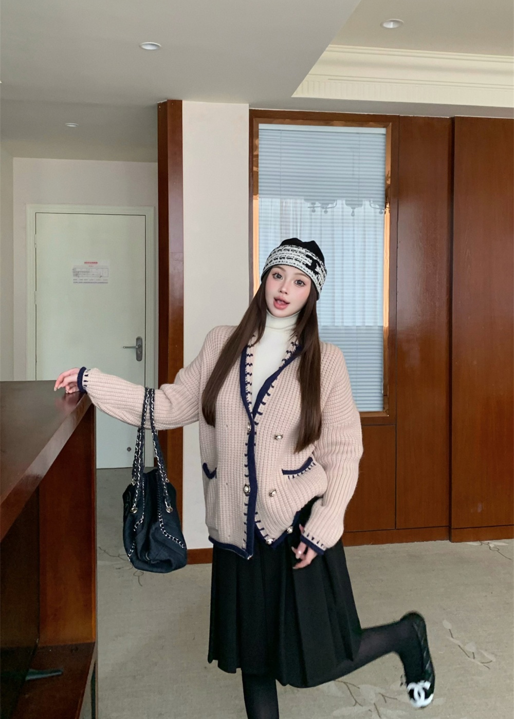 Autumn and winter lazy coat cashmere sweater