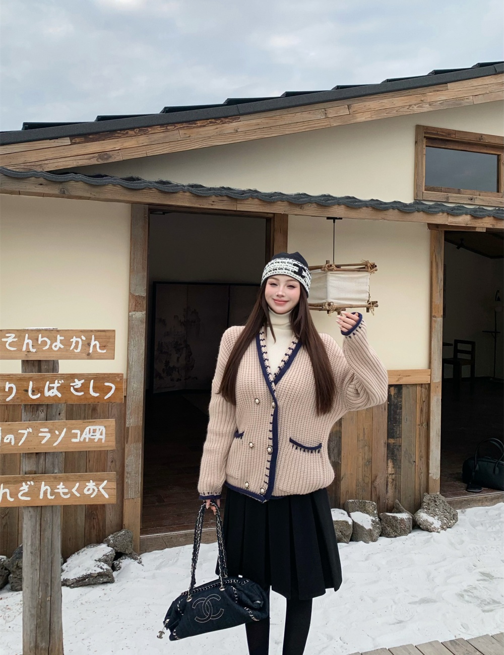 Autumn and winter lazy coat cashmere sweater