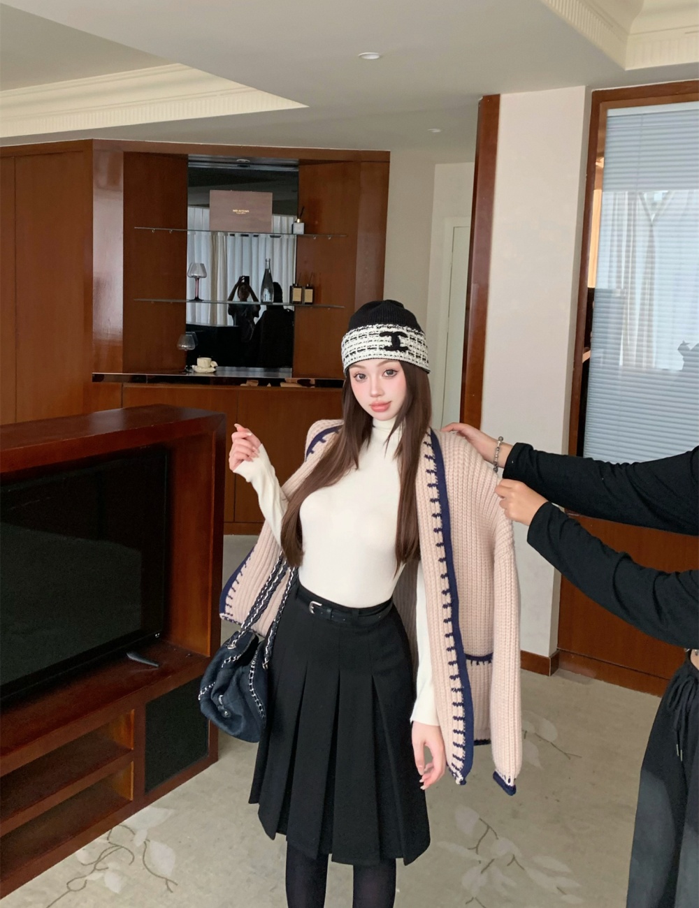 Autumn and winter lazy coat cashmere sweater