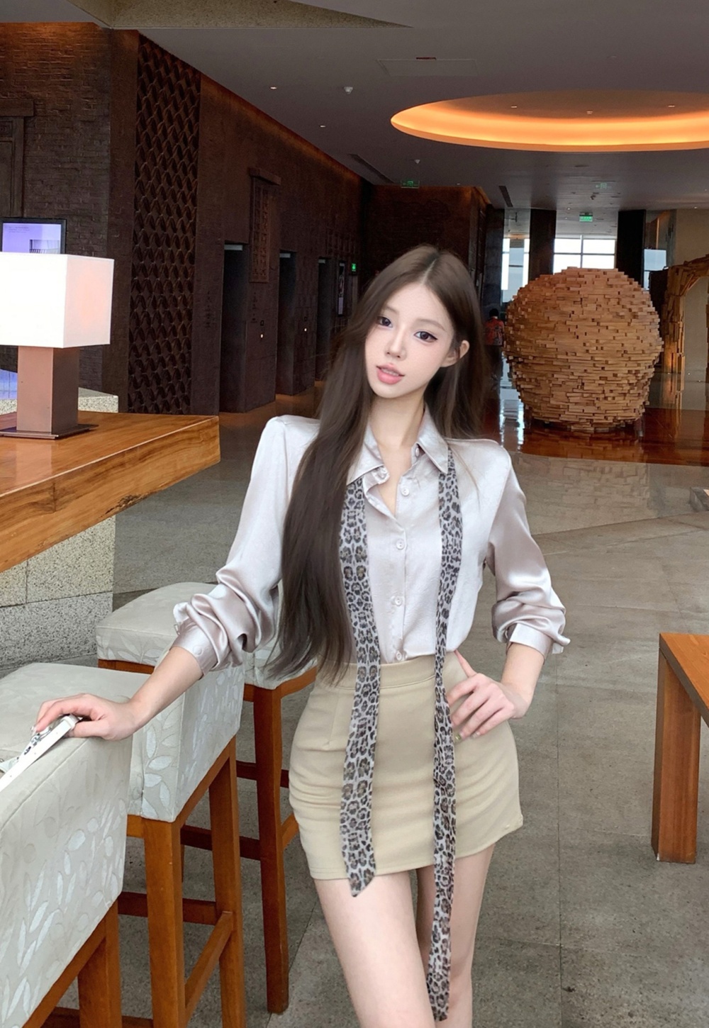 Elasticity temperament short skirt autumn and winter skirt