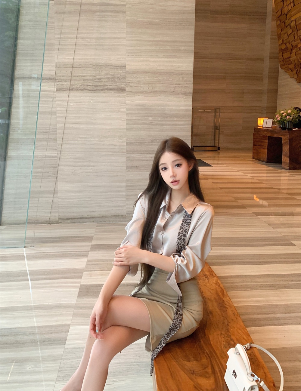 Elasticity temperament short skirt autumn and winter skirt