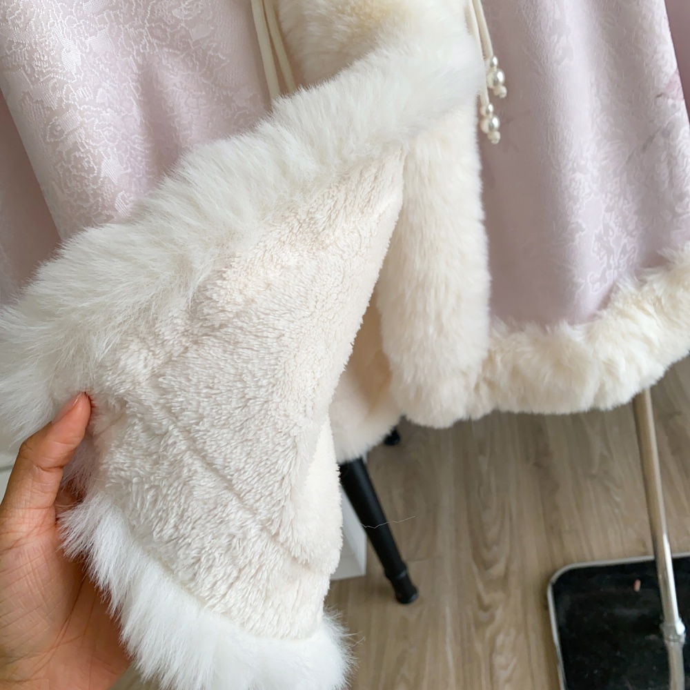 Outside the ride winter coat Chinese style splice tops for women