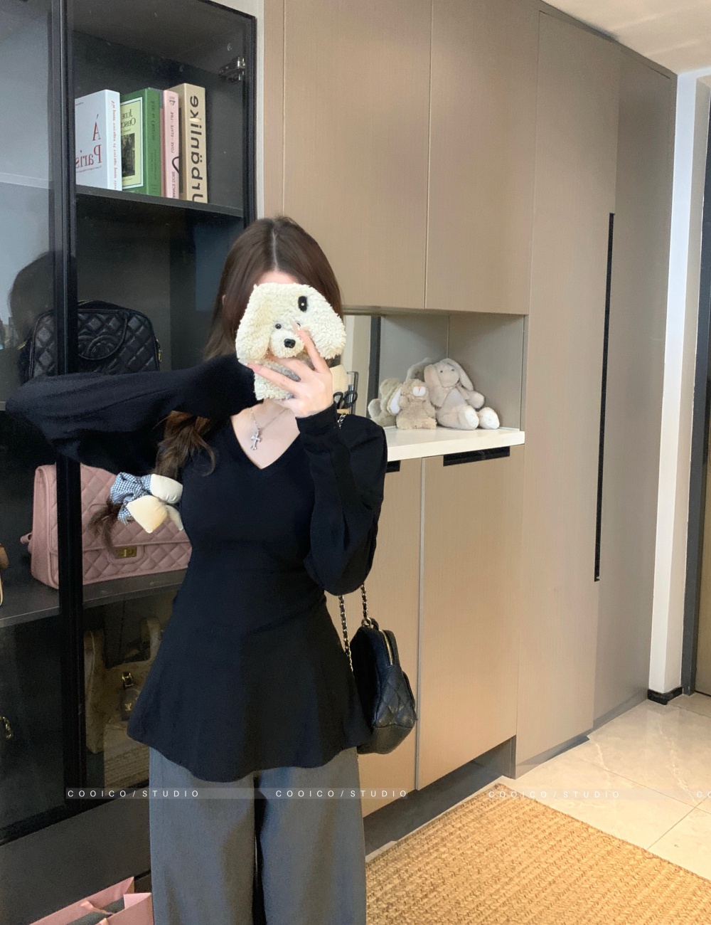 Bottoming unique autumn and winter long sleeve tops