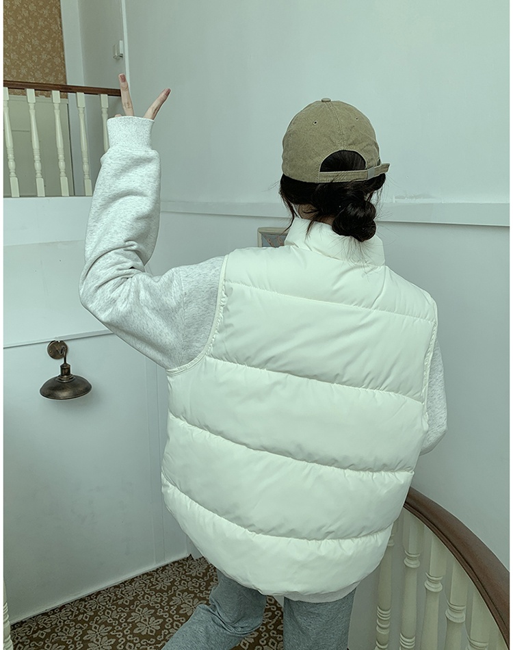 Student down coat niche Korean style waistcoat for women