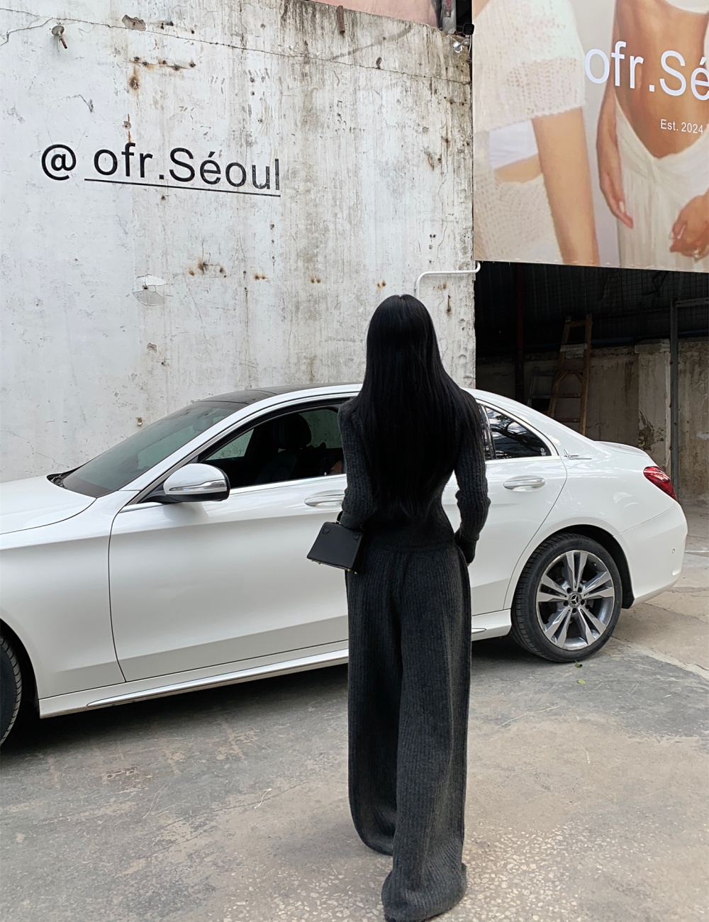 Autumn and winter wool cardigan V-neck sweater 3pcs set