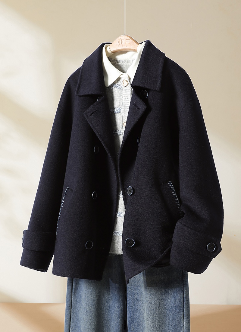 Temperament tops mixed colors coat for women