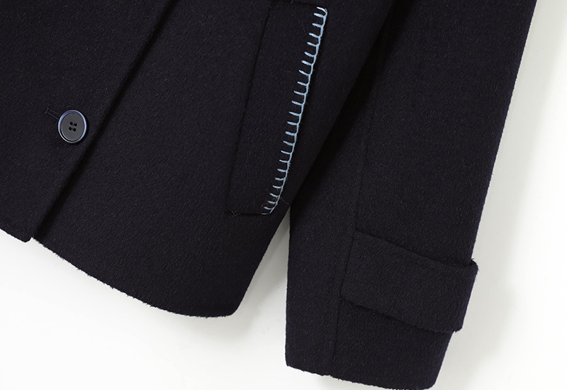 Temperament tops mixed colors coat for women