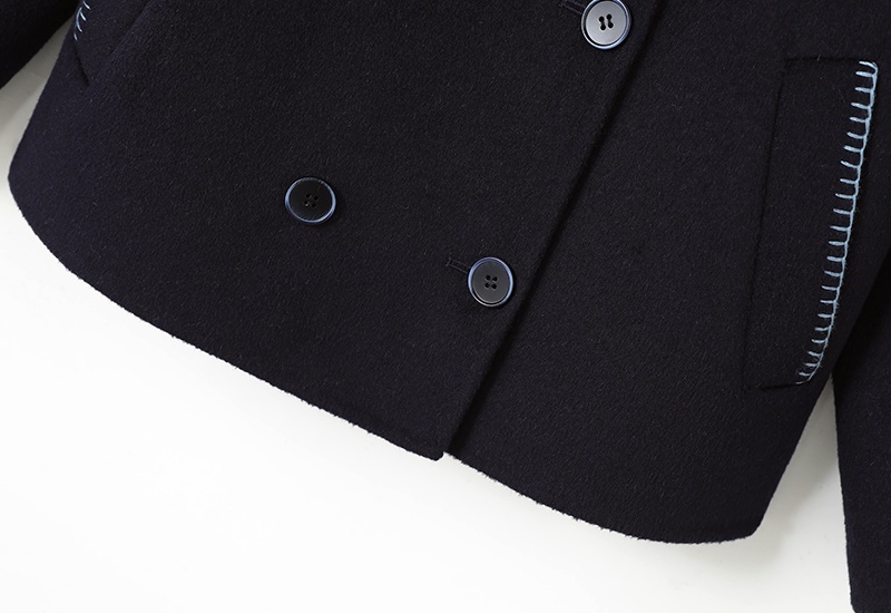 Temperament tops mixed colors coat for women