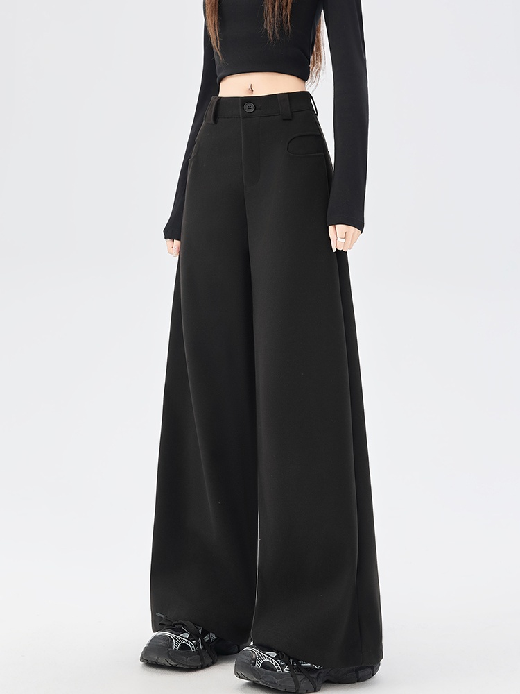 Loose wide leg pants American style long pants for women