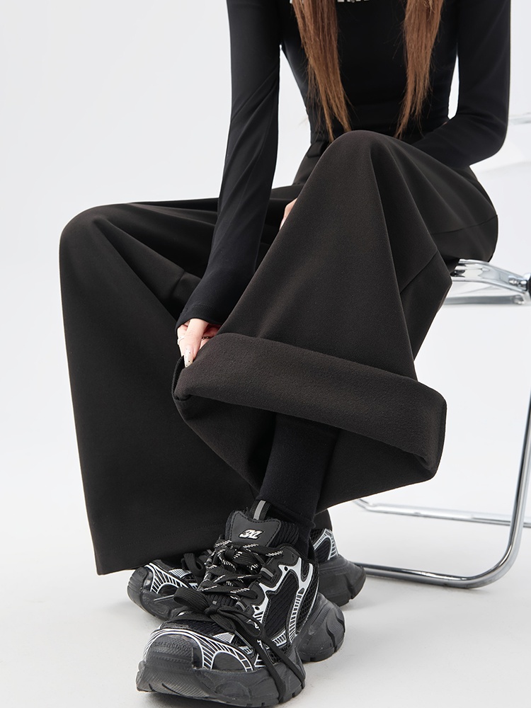 Loose wide leg pants American style long pants for women