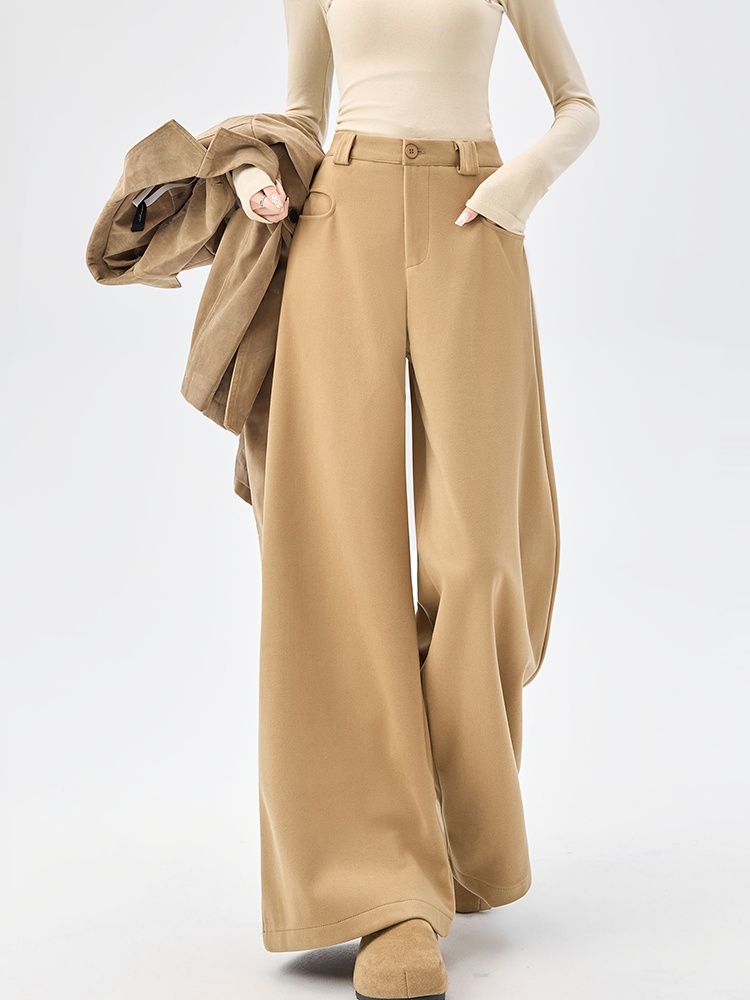 Loose wide leg pants American style long pants for women