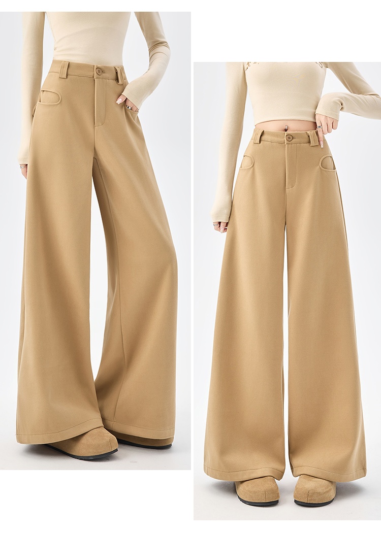 Loose wide leg pants American style long pants for women