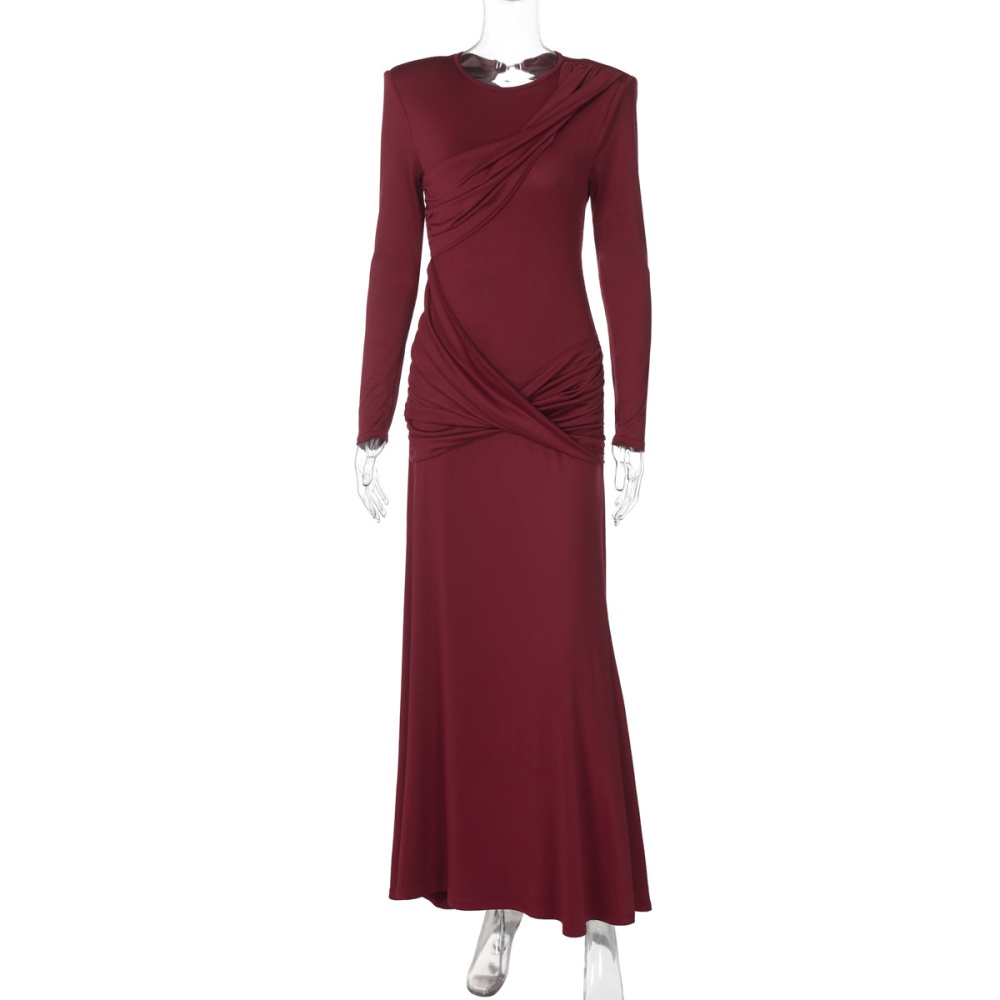 Halter European style autumn sexy dress for women