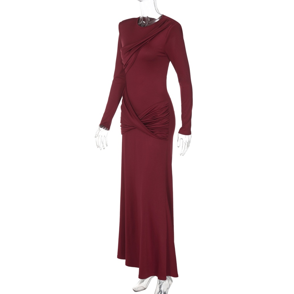 Halter European style autumn sexy dress for women