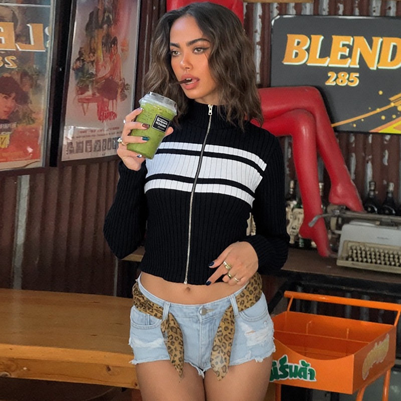 Long sleeve fashion sweater slim autumn and winter cardigan