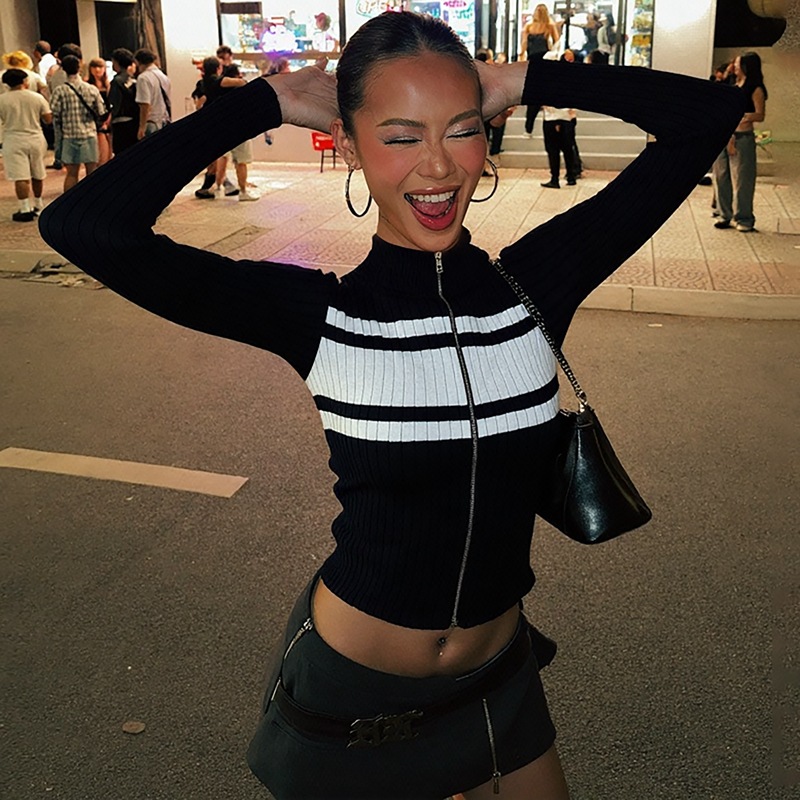 Long sleeve fashion sweater slim autumn and winter cardigan