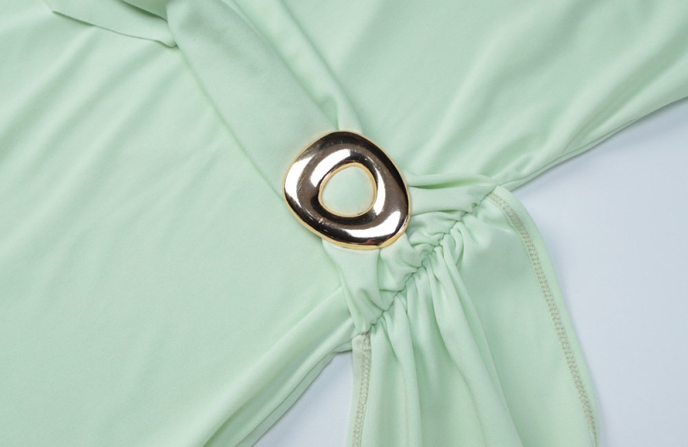 European style streamer high waist dress for women