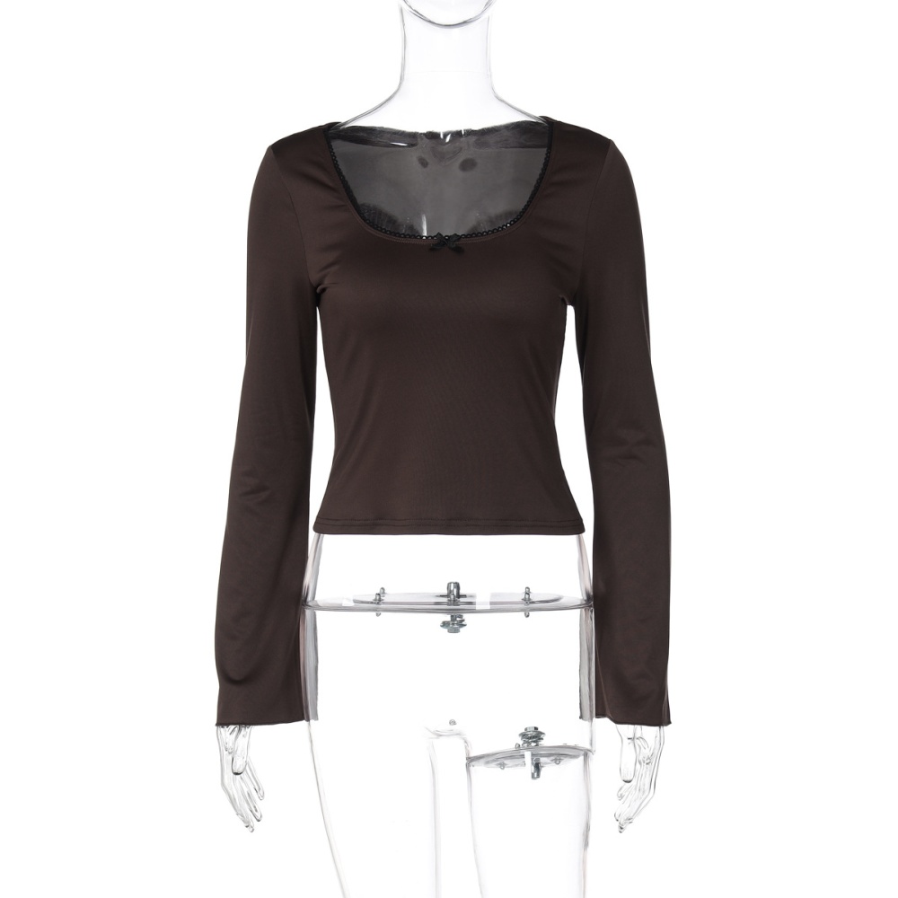 Spicegirl bottoming shirt long sleeve tops for women