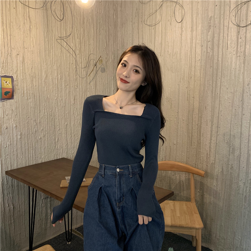 All-match Korean style autumn and winter bottoming shirt
