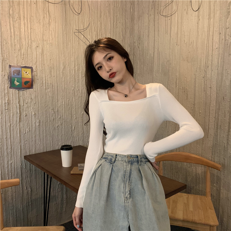 All-match Korean style autumn and winter bottoming shirt
