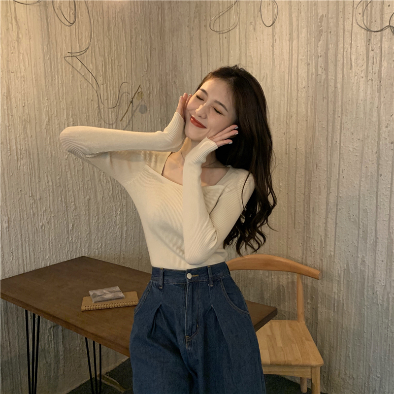 All-match Korean style autumn and winter bottoming shirt